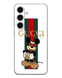 Чохол для Samsung Galaxy S25 з картинкою «Міккі Маус Gucci — смуги» Чохол для Samsung Galaxy S25 з картинкою «Міккі Маус Gucci — смуги»