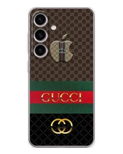 Чехол для Samsung Galaxy S25 с картинкой «Gucci — брендированный десерт»