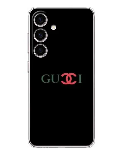 Чехол для Samsung Galaxy S25 с картинкой «Gucci — красный градиент»
