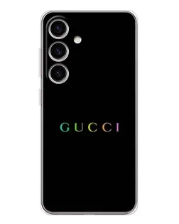 Чохол для Samsung Galaxy S25 з картинкою «Gucci — неоновий мінімалізм» Чохол для Samsung Galaxy S25 з картинкою «Gucci — неоновий мінімалізм»
