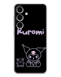 Чехол для Samsung Galaxy S25 с картинкой «Kuromi — черный минимализм» Чехол для Samsung Galaxy S25 с картинкой «Kuromi — черный минимализм»