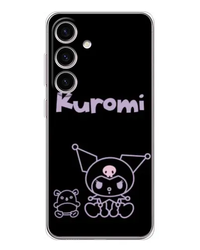 Чехол для Samsung Galaxy S25 с картинкой «Kuromi — черный минимализм» Чехол для Samsung Galaxy S25 с картинкой «Kuromi — черный минимализм»