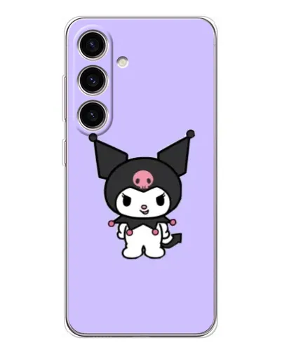 Чехол для Samsung Galaxy S25 с картинкой «Kuromi — нежный фиолетовый» Чехол для Samsung Galaxy S25 с картинкой «Kuromi — нежный фиолетовый»