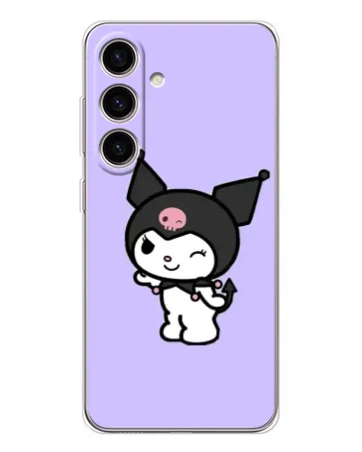 Чехол для Samsung Galaxy S25 с картинкой «Классическая Kuromi» Чехол для Samsung Galaxy S25 с картинкой «Классическая Kuromi»