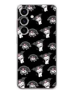 Чехол для Samsung Galaxy S25 с картинкой «Черный паттерн Kuromi» Чехол для Samsung Galaxy S25 с картинкой «Черный паттерн Kuromi»