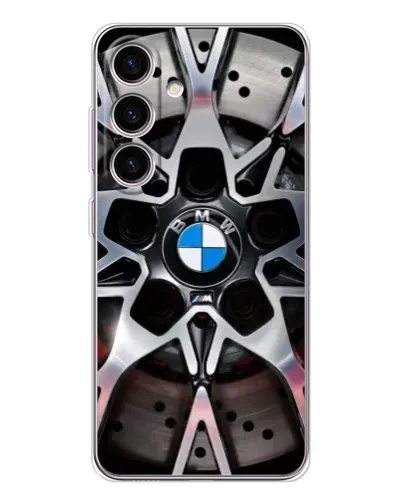 Чехол для Samsung Galaxy S25 с картинкой «BMW — деталь диска»