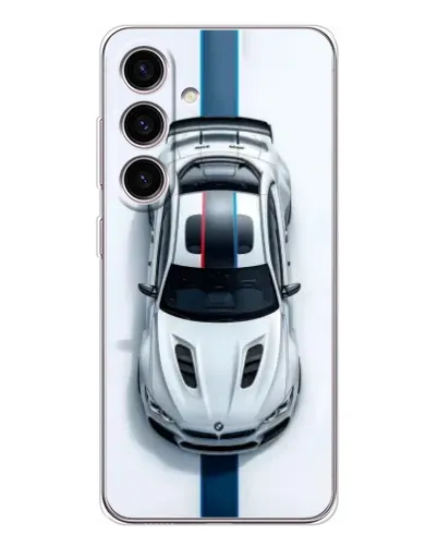 Чехол для Samsung Galaxy S25 с картинкой «Вид сверху — BMW M»