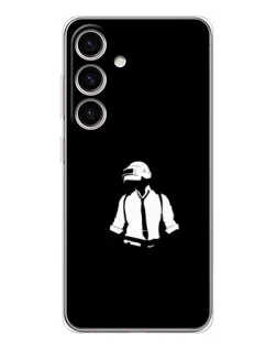 Чехол для Samsung Galaxy S25 с картинкой «PUBG — белый шлем» Чехол для Samsung Galaxy S25 с картинкой «PUBG — белый шлем»