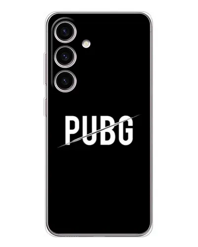 Чехол для Samsung Galaxy S25 с картинкой «PUBG — белый логотип» Чехол для Samsung Galaxy S25 с картинкой «PUBG — белый логотип»