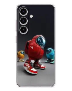 Чохол для Samsung Galaxy S25 з картинкою «Among Us — 3D стиль» Чохол для Samsung Galaxy S25 з картинкою «Among Us — 3D стиль»