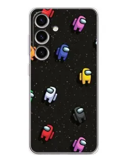 Чохол для Samsung Galaxy S25 з картинкою «Космічний патерн Among Us» Чохол для Samsung Galaxy S25 з картинкою «Космічний патерн Among Us»