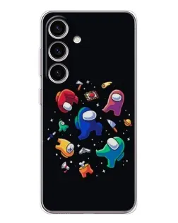Чехол для Samsung Galaxy S25 с картинкой «Among Us космос»
