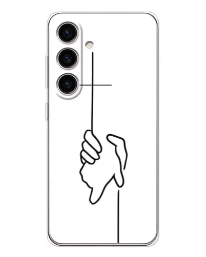 Чехол для Samsung Galaxy S25 с картинкой «Рука держит» Чехол для Samsung Galaxy S25 с картинкой «Рука держит»