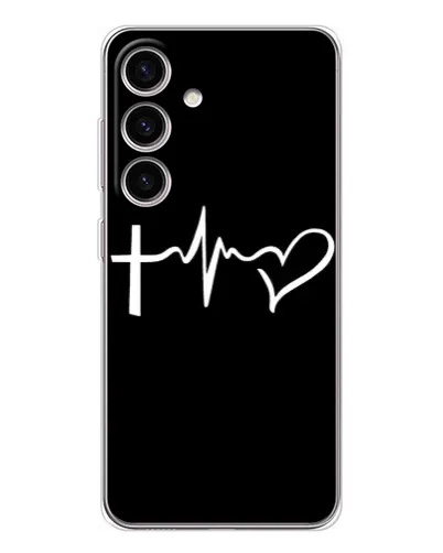 Чехол для Samsung Galaxy S25 с картинкой «Пульс веры» Чехол для Samsung Galaxy S25 с картинкой «Пульс веры»