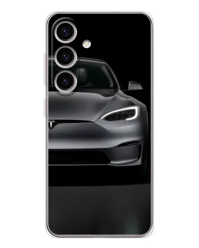 Чехол для Samsung Galaxy S25 с картинкой «Tesla Model S Look» Чехол для Samsung Galaxy S25 с картинкой «Tesla Model S Look»