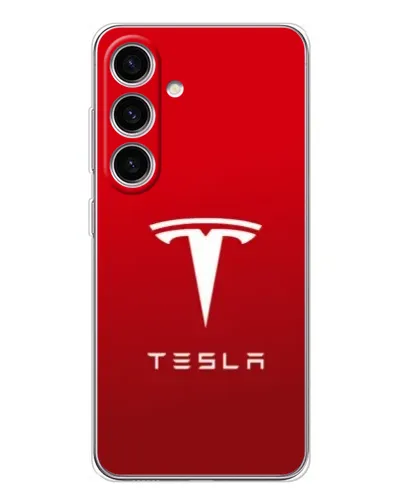 Чехол для Samsung Galaxy S25 с картинкой «Tesla Red Classic» Чехол для Samsung Galaxy S25 с картинкой «Tesla Red Classic»