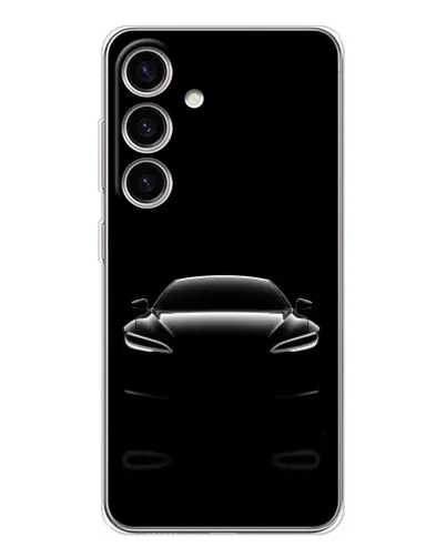Чехол для Samsung Galaxy S25 с картинкой «Силуэт Tesla Night» Чехол для Samsung Galaxy S25 с картинкой «Силуэт Tesla Night»