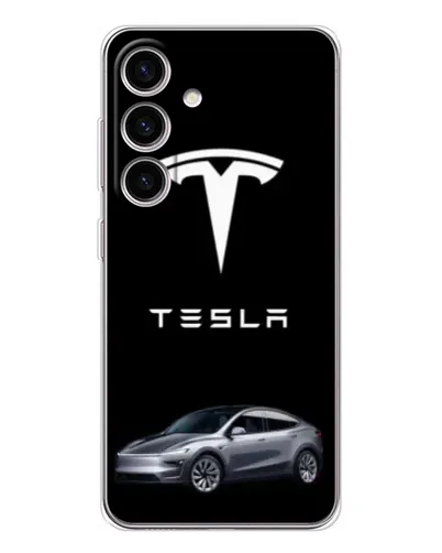 Чехол для Samsung Galaxy S25 с картинкой «Tesla Model Y» Чехол для Samsung Galaxy S25 с картинкой «Tesla Model Y»