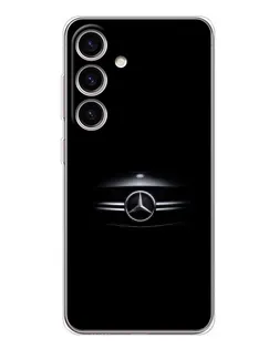 Чехол для Samsung Galaxy S25 с картинкой «Mercedes — абстрактные линии»