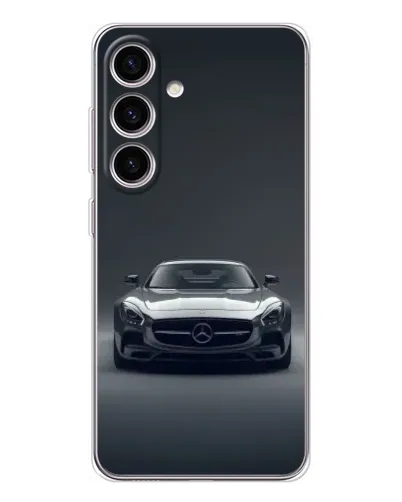 Чехол для Samsung Galaxy S25 с картинкой «Mercedes на черном» Чехол для Samsung Galaxy S25 с картинкой «Mercedes на черном»