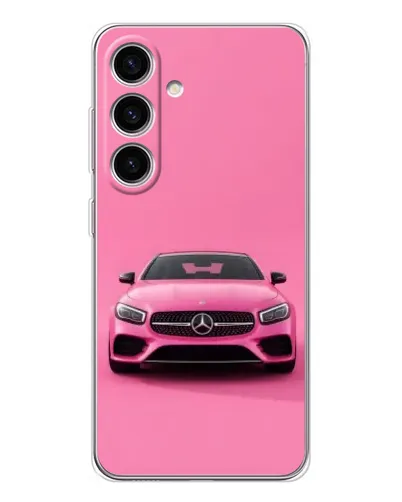 Чехол для Samsung Galaxy S25 с картинкой «Розовый Mercedes AMG» Чехол для Samsung Galaxy S25 с картинкой «Розовый Mercedes AMG»