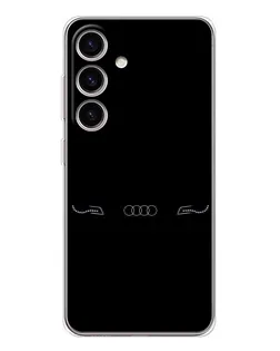 Чехол для Samsung Galaxy S25 с картинкой «Audi — световой подпись»