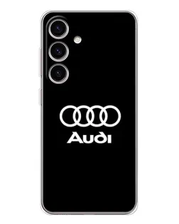 Чехол для Samsung Galaxy S25 с картинкой «Классическое лого Audi»