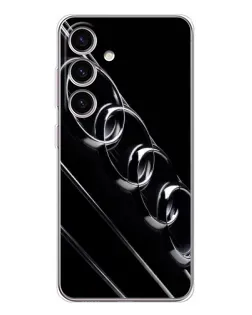 Чехол для Samsung Galaxy S25 с картинкой «Audi — абстрактные кольца» Чехол для Samsung Galaxy S25 с картинкой «Audi — абстрактные кольца»