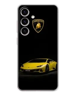 Чехол для Samsung Galaxy S25 с картинкой «Lamborghini желтый акцент» Чехол для Samsung Galaxy S25 с картинкой «Lamborghini желтый акцент»