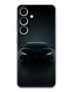 Чехол для Samsung Galaxy S25 с картинкой «Черный Lamborghini Aventador» Чехол для Samsung Galaxy S25 с картинкой «Черный Lamborghini Aventador»
