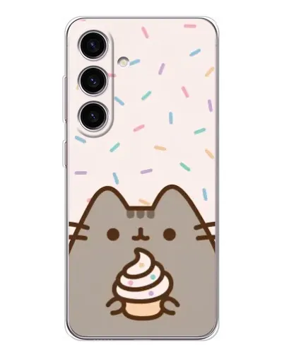 Чехол для Samsung Galaxy S25 с картинкой «Пушин с кексом» Чехол для Samsung Galaxy S25 с картинкой «Пушин с кексом»