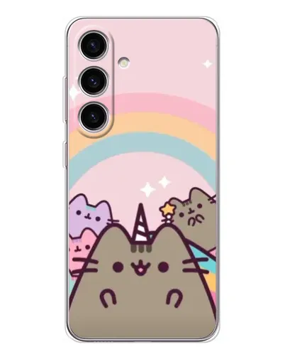 Чехол для Samsung Galaxy S25 с картинкой «Единорог Pusheen» Чехол для Samsung Galaxy S25 с картинкой «Единорог Pusheen»