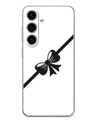 Чехол для Samsung Galaxy S25 с картинкой «Диагональный бант»