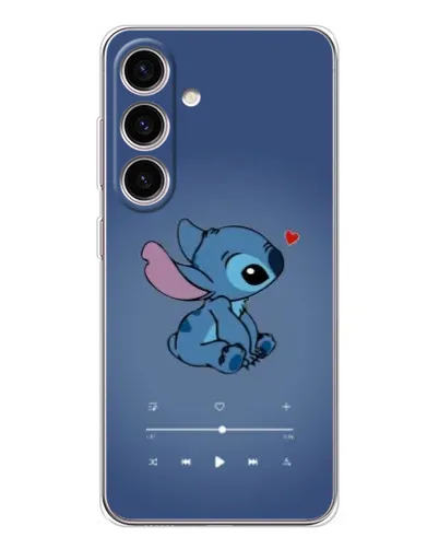 Чехол для Samsung Galaxy S25 с картинкой «Музыкальный Stitch»