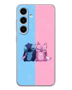 Чехол для Samsung Galaxy S25 с картинкой «Stitch и Angel Love» Чехол для Samsung Galaxy S25 с картинкой «Stitch и Angel Love»