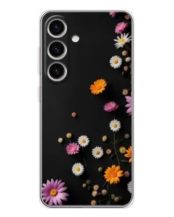Чехол для Samsung Galaxy S25 с картинкой «Цветочная композиция»