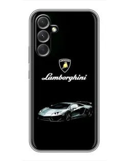 Чехол для Samsung Galaxy S26 Edge с картинкой «Логотип Lamborghini классика»