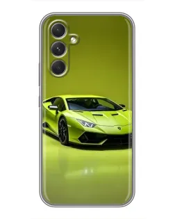 Чехол для Samsung Galaxy S26 Edge с картинкой «Салатовый Lamborghini Huracan»