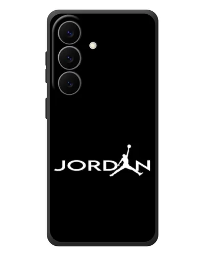 Чехол для Samsung Galaxy S26 Plus с картинкой «Jordan White Logo»