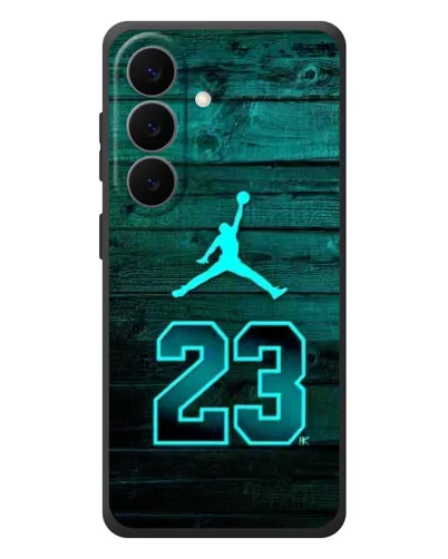Чехол для Samsung Galaxy S26 Plus с картинкой «Jordan Cyan 23»
