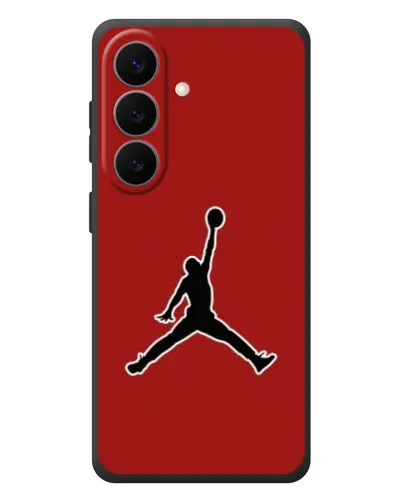 Чехол для Samsung Galaxy S26 Plus с картинкой «Jordan Red Back»