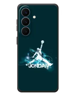 Чехол для Samsung Galaxy S26 Plus с картинкой «Jordan Blue Fire»