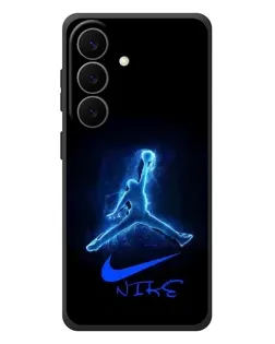 Чехол для Samsung Galaxy S26 Plus с картинкой «Jordan Neon Blue»