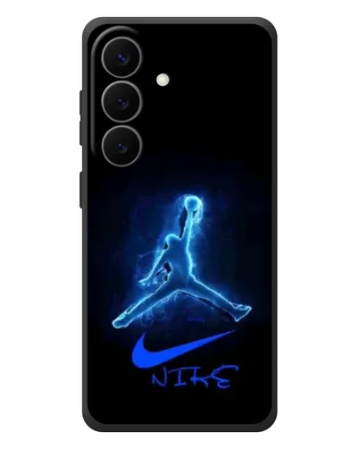 Чехол для Samsung Galaxy S26 Plus с картинкой «Jordan Neon Blue»