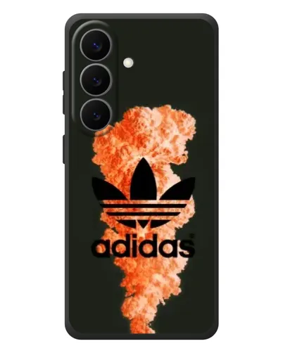 Чехол для Samsung Galaxy S26 Plus с картинкой «Оранжевый дым Adidas» Чехол для Samsung Galaxy S26 Plus с картинкой «Оранжевый дым Adidas»