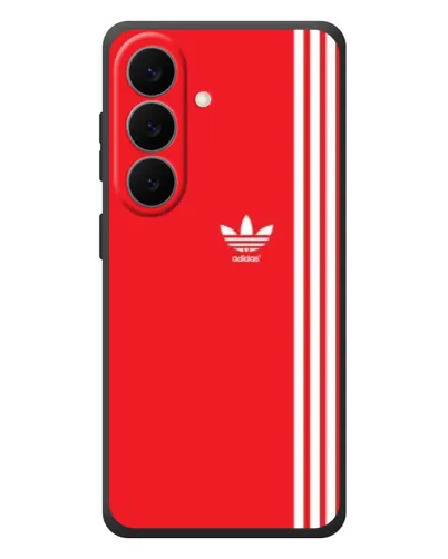 Чехол для Samsung Galaxy S26 Plus с картинкой «Красный минимализм Adidas» Чехол для Samsung Galaxy S26 Plus с картинкой «Красный минимализм Adidas»