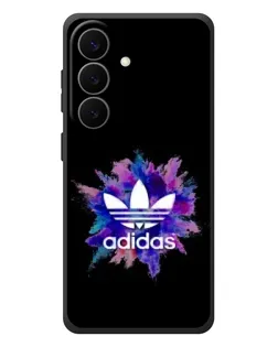 Чехол для Samsung Galaxy S26 Plus с картинкой «Взрыв красок Adidas»