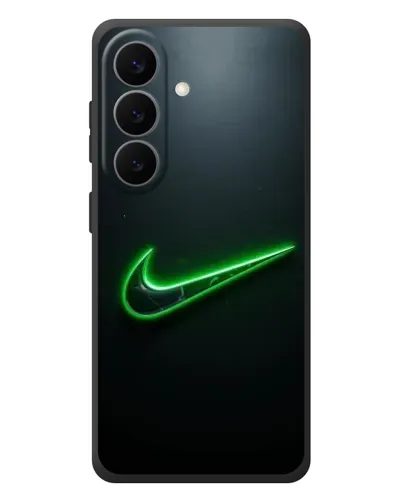 Чехол для Samsung Galaxy S26 Plus с картинкой «Неоновый контур Nike» Чехол для Samsung Galaxy S26 Plus с картинкой «Неоновый контур Nike»