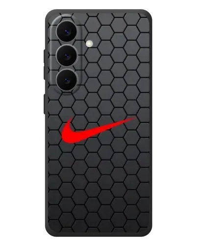 Чехол для Samsung Galaxy S26 Plus с картинкой «Nike — карбоновая сетка» Чехол для Samsung Galaxy S26 Plus с картинкой «Nike — карбоновая сетка»