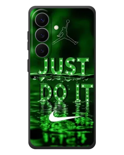 Чехол для Samsung Galaxy S26 Plus с картинкой «Зеленый неоновый Nike» Чехол для Samsung Galaxy S26 Plus с картинкой «Зеленый неоновый Nike»